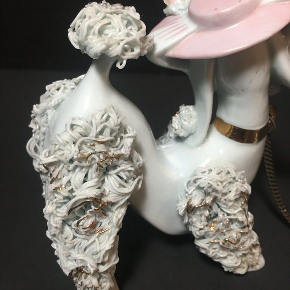Vintage Mother and Baby Poodle Ceramic Noodle Figurines. - Picture 8 of 16